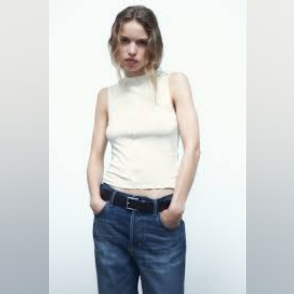Zara VISCOSE TOP